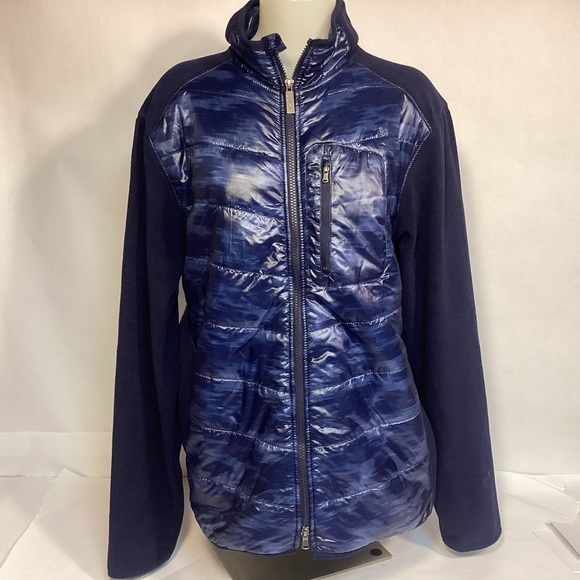 NWT Mountain and Isles womens puffer and fleece jacket size large - Picture 1 of 14